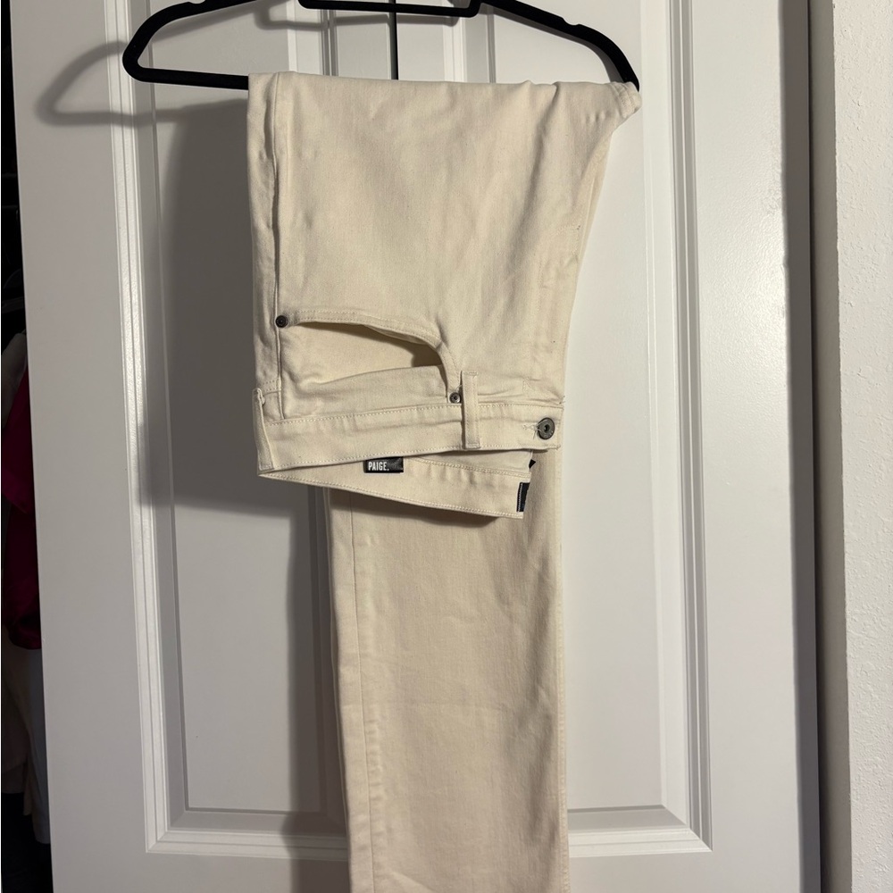 PAIGE Men's Light Cream Chinos